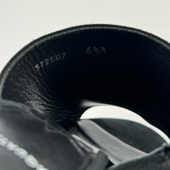 Aquatalia Kayla Mule Slide Black Suede Size 6.5M - Picture 7 of 7